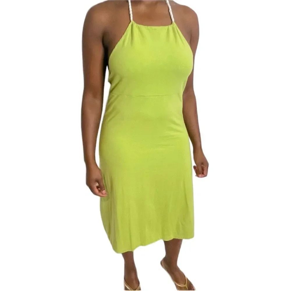 Tommy Bahama Spa Stretch Halter Rope MIDI sunDress